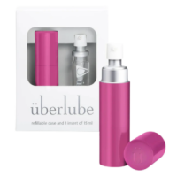 überlube Pink Refillable case & 1 insert 15ml überlube Pink Refillable case & 1 insert 15ml
